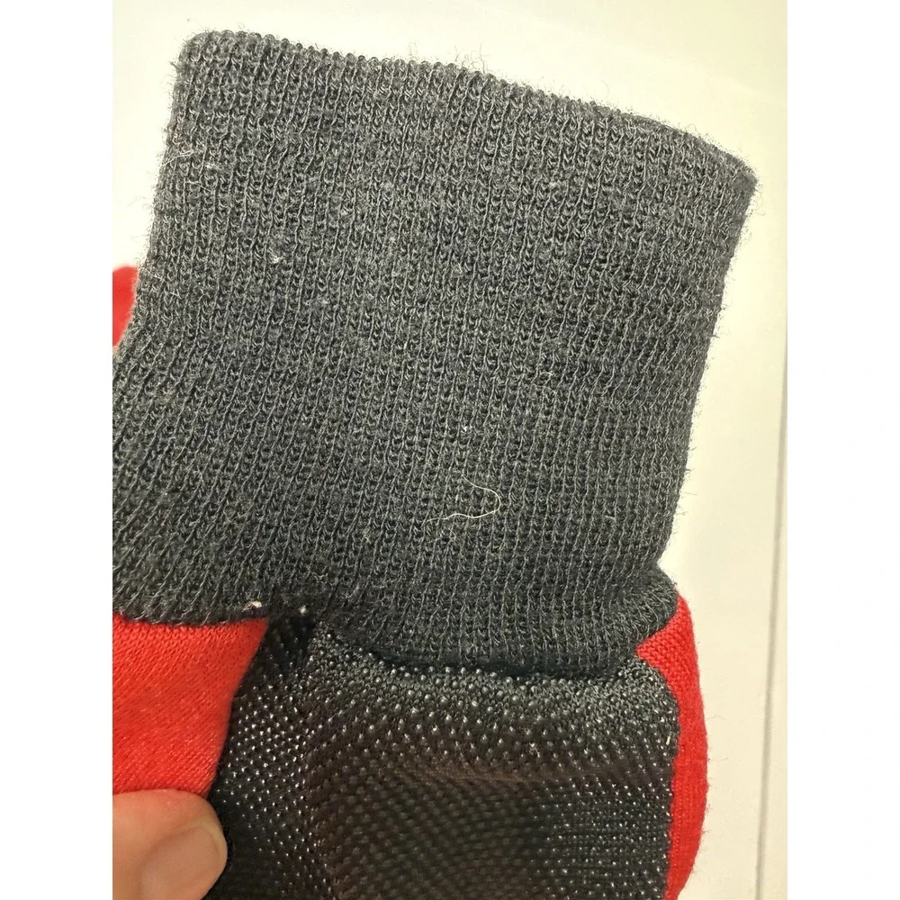 San Francisco 49ers Gloves Receiver‎ Grip SF Red Black Size M/L Football Gear